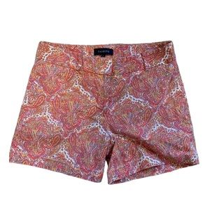 Talbots Shorts Women’s 6 The Weekend Paisley Preppy Shorts Size 6